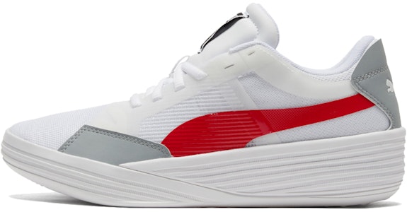 PUMA Clyde All Pro Team 耐磨 低筒 真實戰鬥籃球鞋 男女款 白紅 Buy PUMA Clyde All Pro Team 耐磨 低筒 真實戰鬥籃球鞋 男女款 白紅