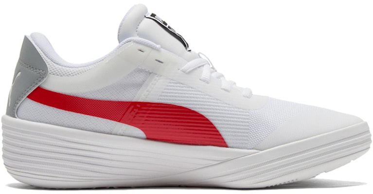 PUMA Clyde All Pro Team 耐磨 低筒 真實戰鬥籃球鞋 男女款 白紅 Order PUMA Clyde All Pro Team 耐磨 低筒 真實戰鬥籃球鞋 男女款 白紅
