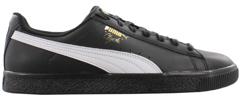 Puma Clyde Core Leather Foil 'Black White' 364669-04