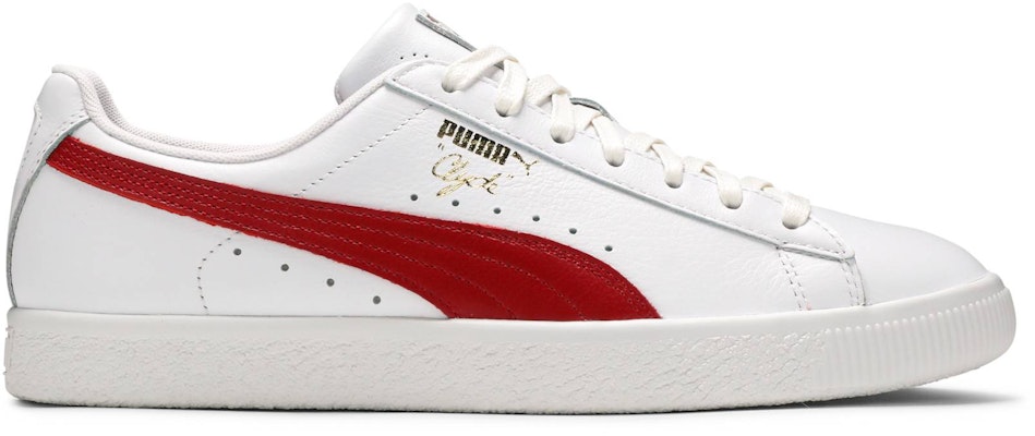 Puma Clyde Core Leather Foil 'White Cherry' 364669-03 Buy Puma Clyde Core Leather Foil 'White Cherry' 364669-03