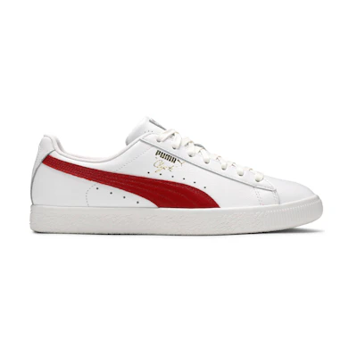 Puma Clyde Core Leather Foil 'White Cherry'