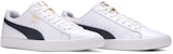 Puma Clyde Core Leather Foil 'Putih Navy' 364669-02