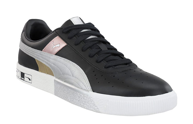 Lookbook プーマ クライド ハック メタル (黒/銀) 373870-01