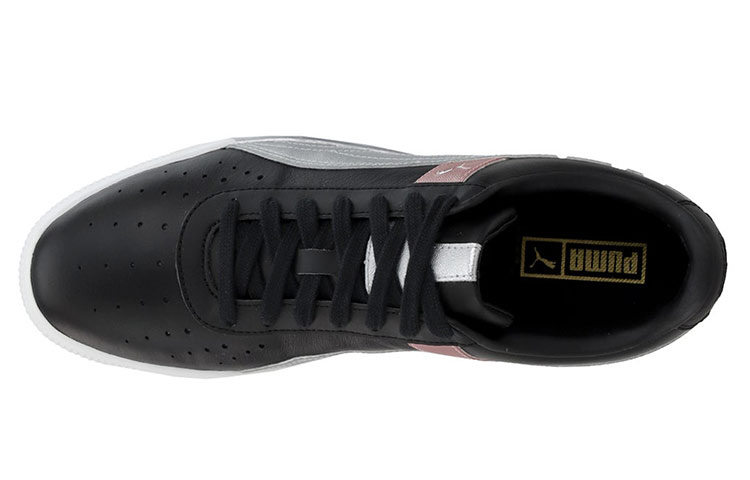 Shop プーマ クライド ハック メタル (黒/銀) 373870-01