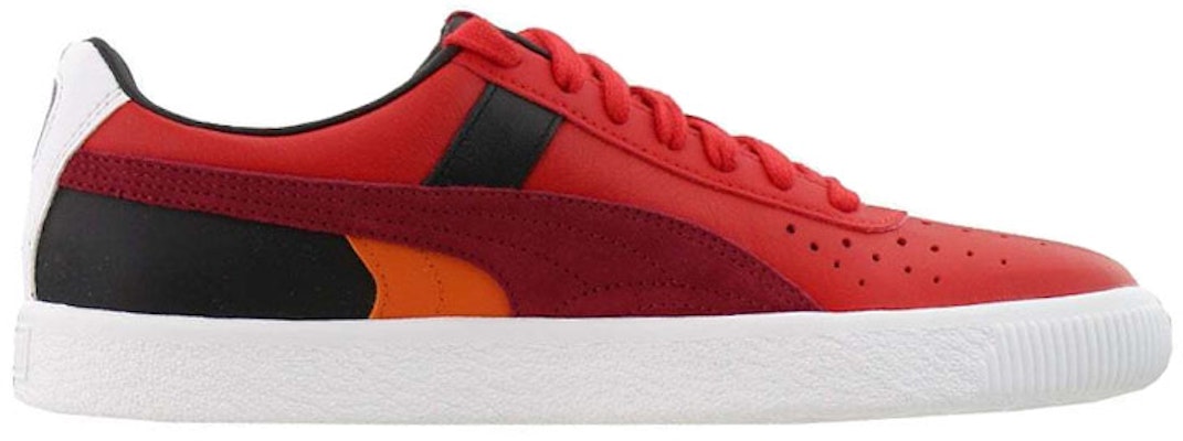 Puma Clyde Hacked Perforated Toe 'Red' 373869-01 Order Puma Clyde Hacked Perforated Toe 'Red' 373869-01