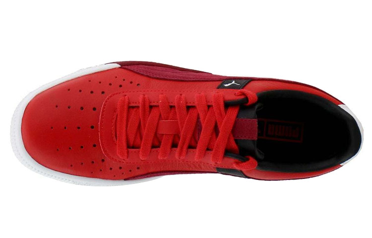 Lookbook Puma Clyde Hacked Perforated Toe 'Red' 373869-01