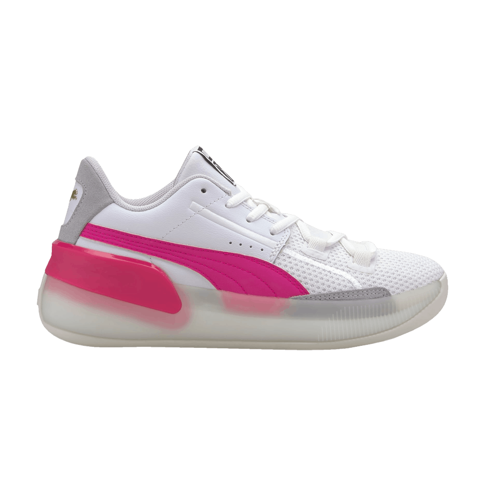 Puma Clyde Hardwood バスケットボールシューズ ピンク PUMA Clyde Hardwood White PINK Miami HEAT South Beach Men's 12