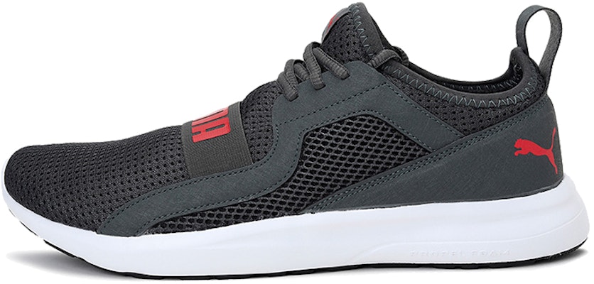 푸마 트로이 무 그레이/화이트/레드 (Puma Troy Mu Grey/White/Red) 373314-06 Buy 푸마 트로이 무 그레이/화이트/레드 (Puma Troy Mu Grey/White/Red) 373314-06