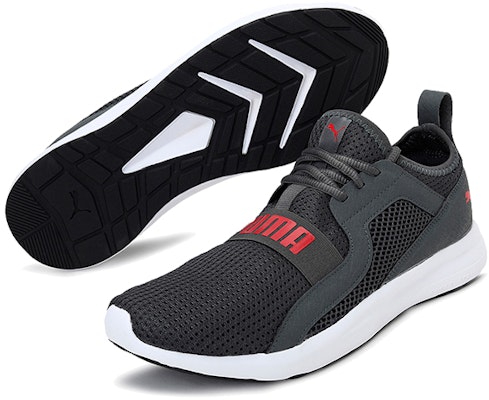 푸마 트로이 무 그레이/화이트/레드 (Puma Troy Mu Grey/White/Red) 373314-06 Purchase 푸마 트로이 무 그레이/화이트/레드 (Puma Troy Mu Grey/White/Red) 373314-06