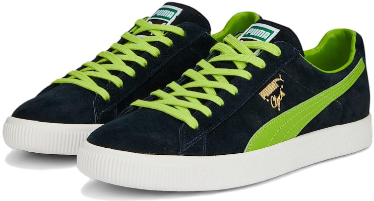 Puma Clyde Made in Japan 'Clydezilla - Navy Lime Smash' 390085-02 Lookbook Puma Clyde Made in Japan 'Clydezilla - Navy Lime Smash' 390085-02