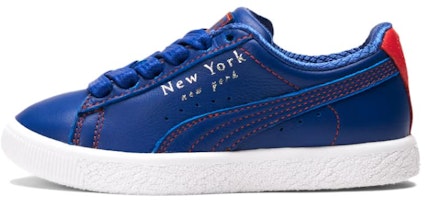 Puma Clyde NYC Knicks 'Blue White Red' 372310-01 Puma Clyde NYC Knicks 'Blue White Red' 372310-01
