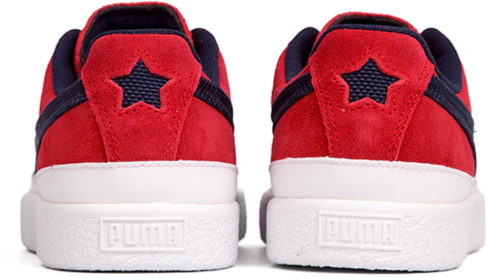 プーマ クライド ラバー トゥ レッドブルー (Puma Clyde Rubber Toe Red/Blue) 367707-01 Shop プーマ クライド ラバー トゥ レッドブルー (Puma Clyde Rubber Toe Red/Blue) 367707-01