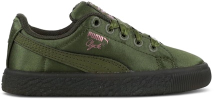 (Infant) Puma Clyde Satin 'Avocado' 366982-03 (Infant) Puma Clyde Satin 'Avocado' 366982-03