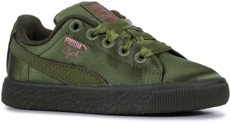 (嬰兒) Puma Clyde Satin '酪梨' 366982-03 Order (嬰兒) Puma Clyde Satin '酪梨' 366982-03