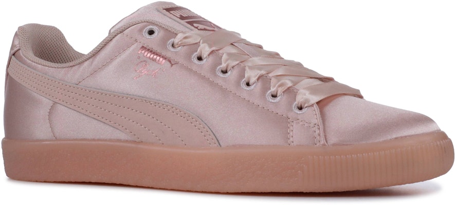(Peringkat Sekolah) Puma Clyde Satin 'Rose Cameo Gold' 367469-02 Order (Peringkat Sekolah) Puma Clyde Satin 'Rose Cameo Gold' 367469-02