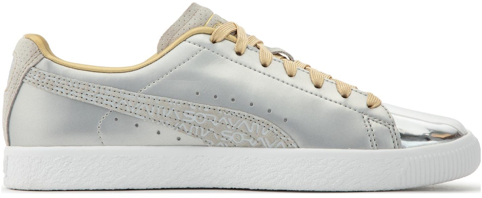Puma Clyde Sorayama Silver Gold 'Puma Silver/Puma Gold' 394496-01 Order Puma Clyde Sorayama Silver Gold 'Puma Silver/Puma Gold' 394496-01