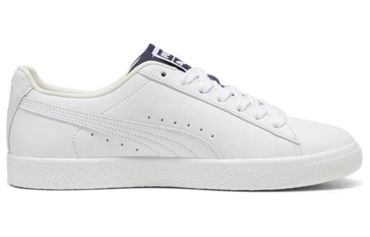 Order 彪馬 (PUMA) Clyde Varsity 2 舒適百搭防滑低幫板鞋 男女同款 白藍