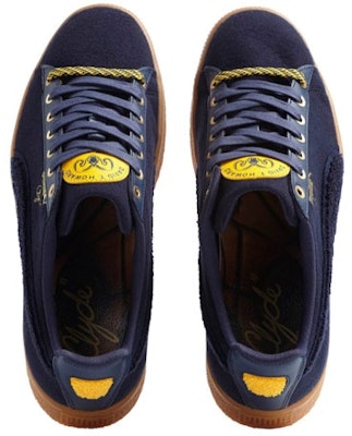 Puma Clyde Wool 'BHM Biru Navy' 364439-01 Lookbook Puma Clyde Wool 'BHM Biru Navy' 364439-01