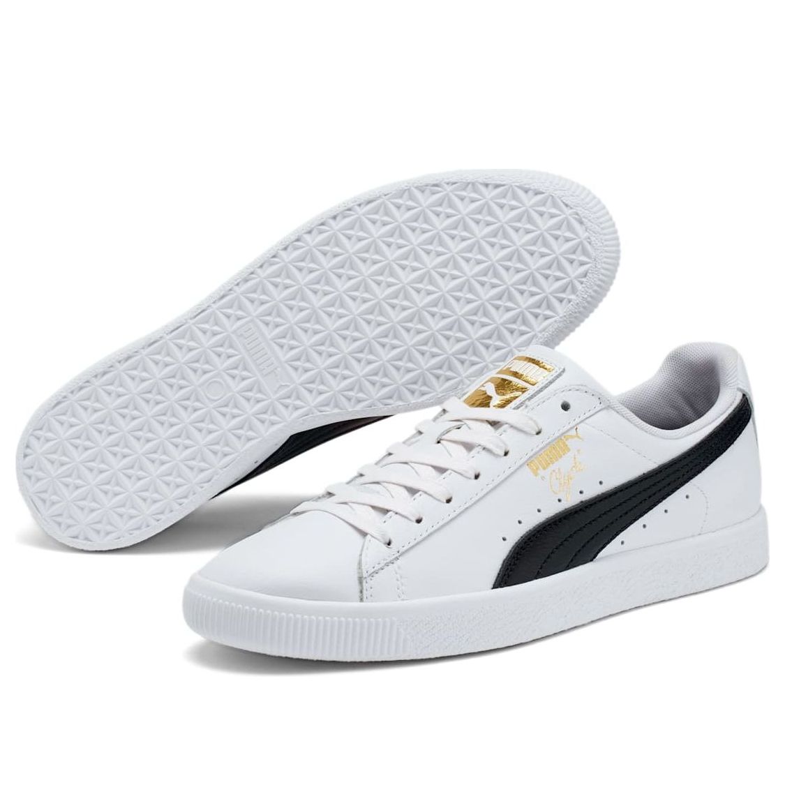 Puma Clyde WWE Andre The Giant 'White Gold Black' 364669-015