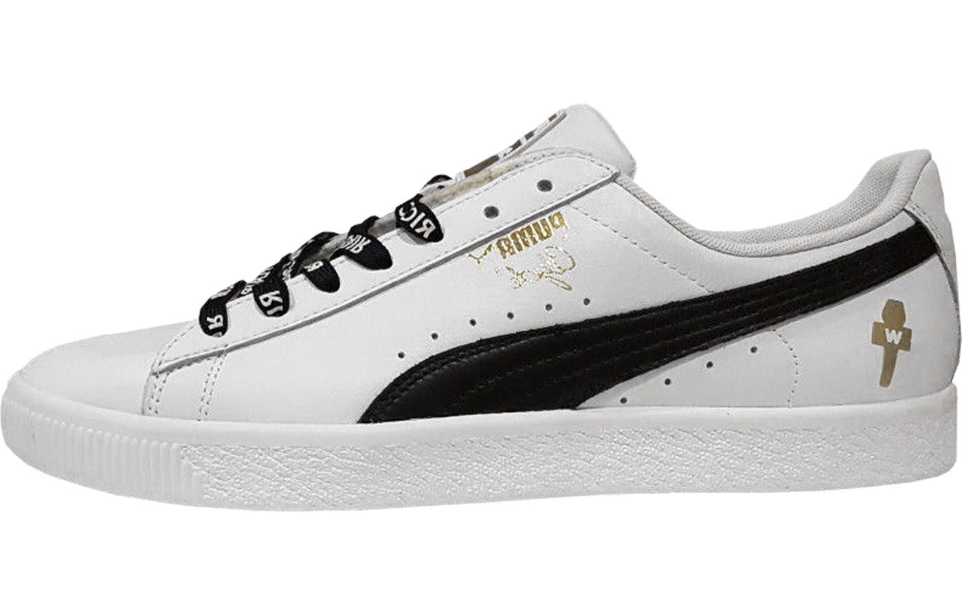 Puma Clyde WWE Ric Flair 'White Gold Black' 364669-013