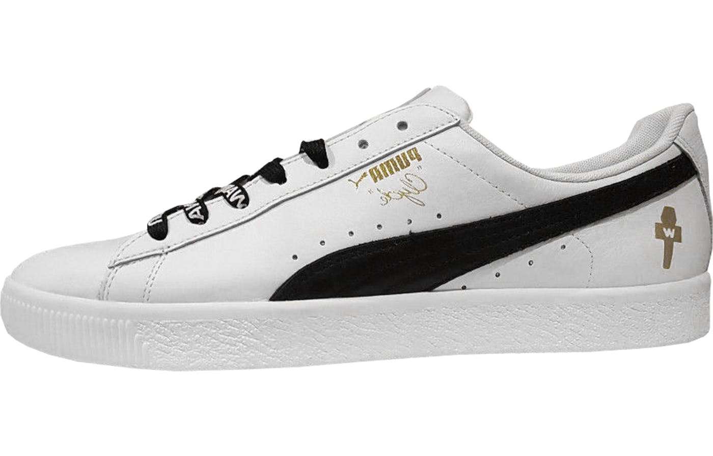 Puma Clyde WWE Ultimate Warrior 'White Gold Black' 364669-011