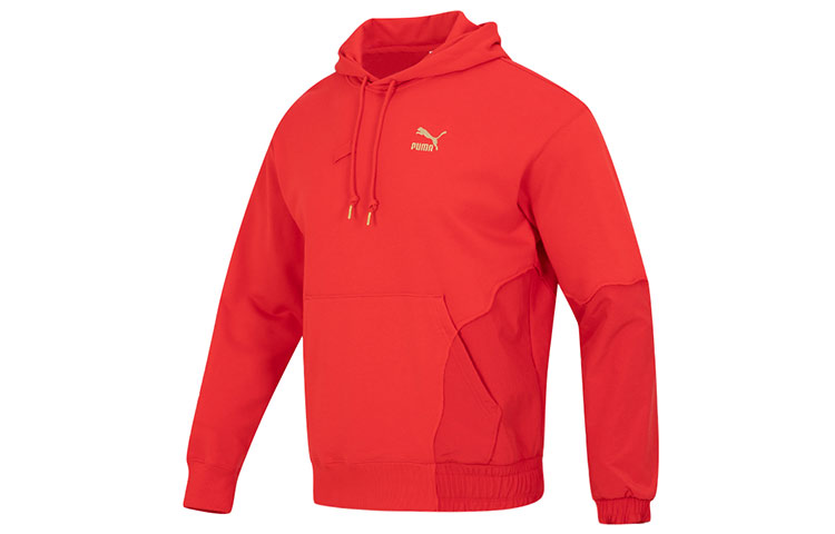 Puma CNY Chinese New Year Zaozhi Red Hoodie Casual Pullover Sweatshirt 539593-11