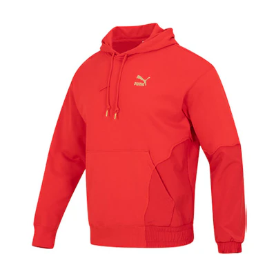 Puma CNY Chinese New Year Zaozhi Red Hoodie Casual Pullover Sweatshirt 539593-11