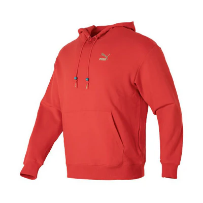 Puma CNY Year of the Dragon Embroidered Hoodie Unisex Red 625833-11