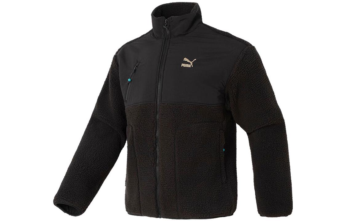Puma CNY Year of the Dragon Patchwork Track Jacket Black Long Sleeve 625832-01