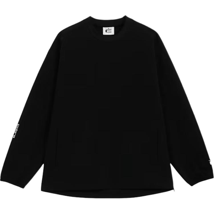 Puma Cobra Black Solid Color Crewneck Pullover Sweatshirt Long Sleeve 626964-01