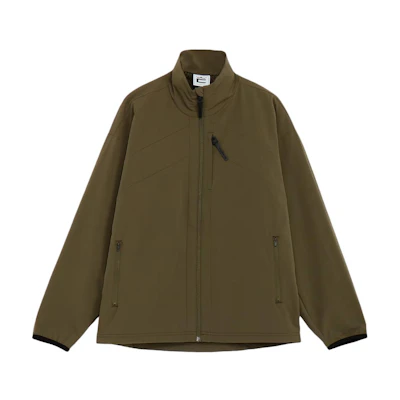 Puma COBRA Khaki Soft Casual Full-Zip Jacket with Stand Collar 626963-02