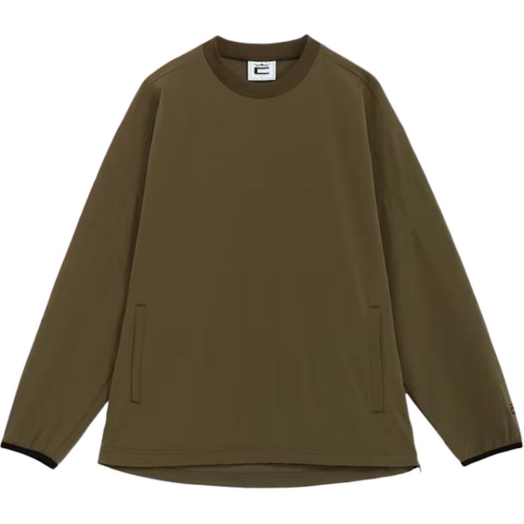 Puma COBRA Logo Print Crewneck Fashion Sweatshirt Khaki - 626964-02