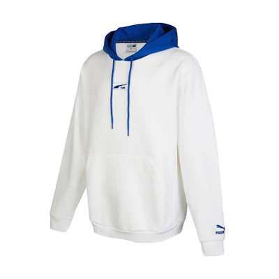 Puma Color-Block Embroidered Logo Casual Sweatshirt - White 539725-02