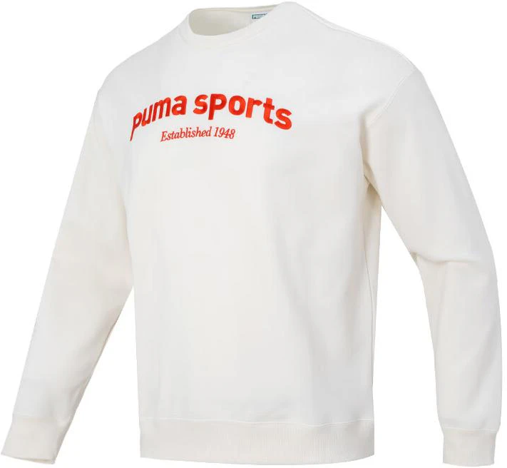 puma-color-block-logo-print-crewneck-sweatshirt-white-red-625312-65