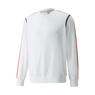 Puma Colorblock Crewneck Sweatshirt White 531216-01