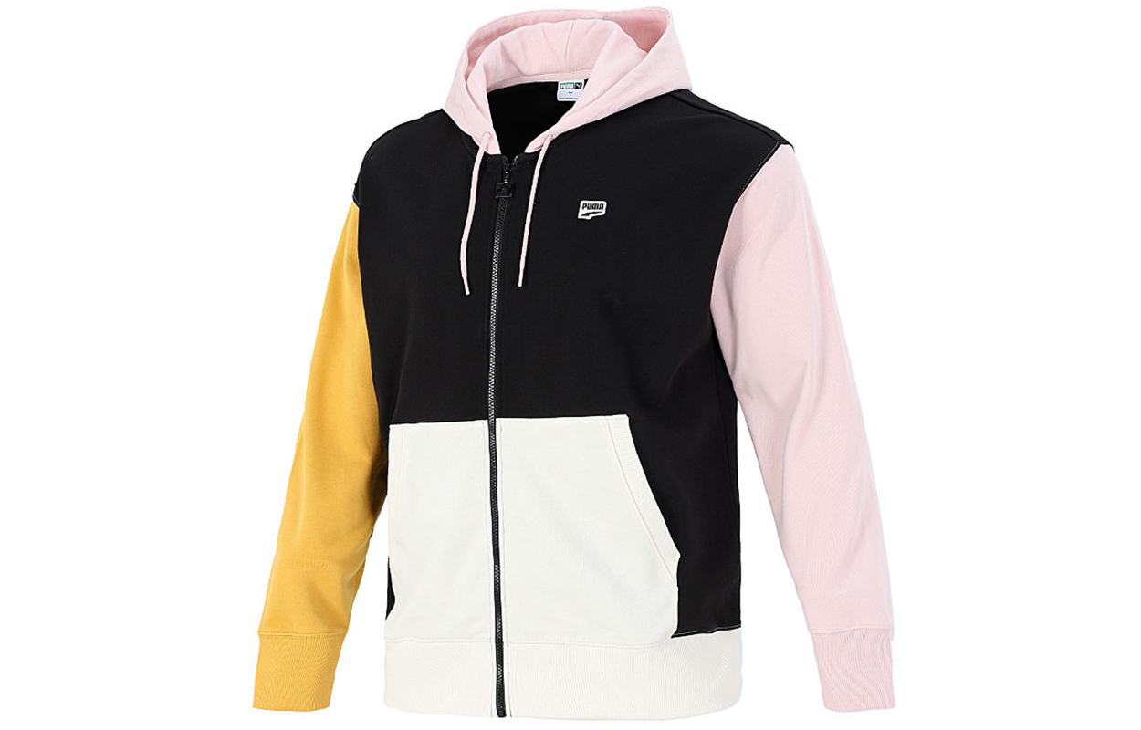 Puma Colorblock Hooded Jacket Casual Sportswear 532679-01