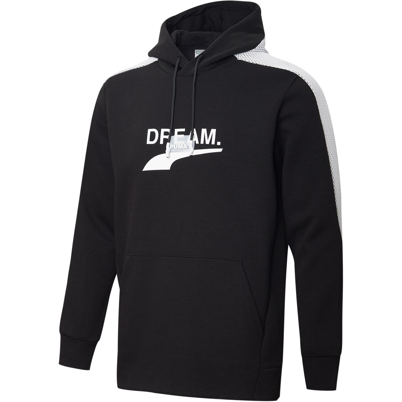 Puma Colorblock Hoodie Black - Casual American Style 598235-01