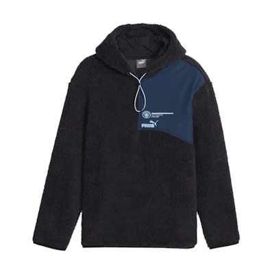Puma Colorblock Hoodie Deep Navy Blue Casual Streetwear 772977-36