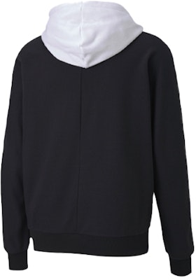 푸마 컬러블록 니트 후드 재킷 블랙 화이트 러닝 트레이닝 의류 582733-01 Order 푸마 컬러블록 니트 후드 재킷 블랙 화이트 러닝 트레이닝 의류 582733-01