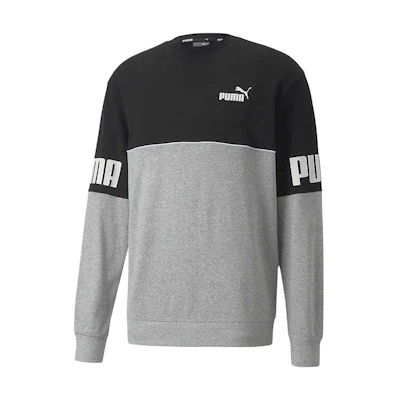 Puma Colorblock Logo Print Sweatshirt 673498-04