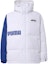 Buy PUMA拼色印花logo连帽羽绒服男女同款 蓝白配色. 539727-02