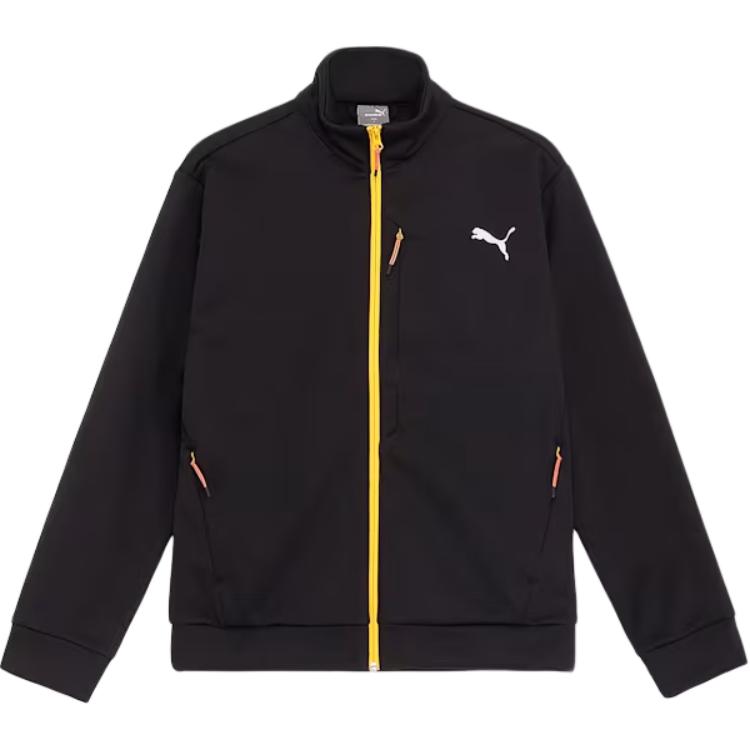 Puma Colorblock Logo Zip-Up Jacket - Black 679536-01