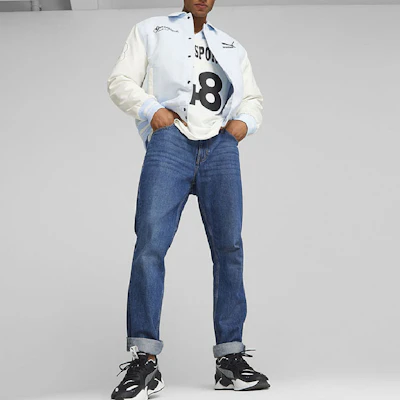 Puma 拼色長袖外套 標誌印花 休閒風格 623509-69 Shop Puma 拼色長袖外套 標誌印花 休閒風格 623509-69