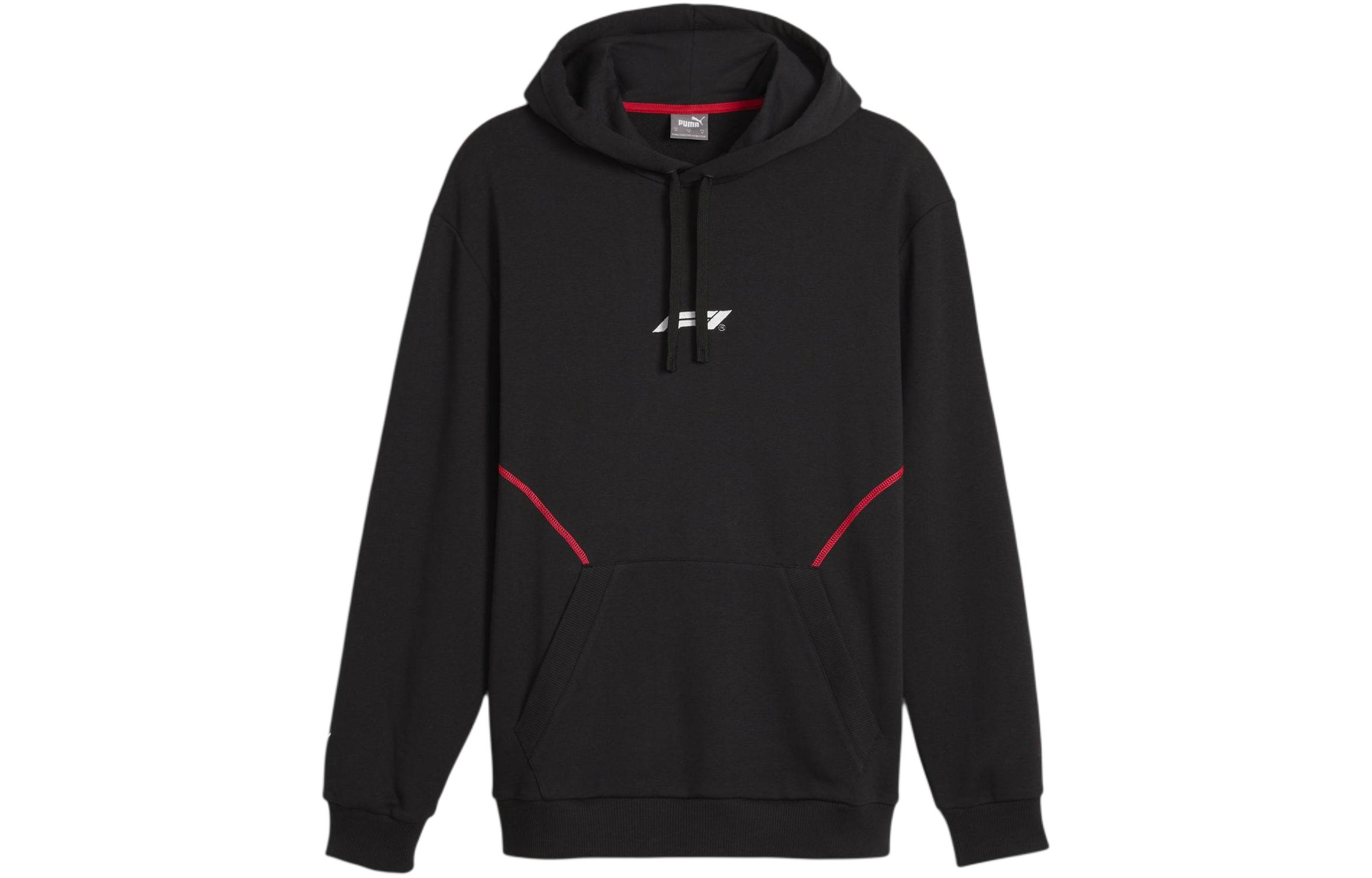 Puma Colorblock Motorsport Hoodie Black - Relaxed Fit Long Sleeve 625712-01