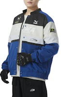 Order Puma 拼色復古賽車風運動外套 男女適用 藍色 625815-17