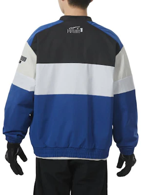Puma 拼色復古賽車風運動外套 男女適用 藍色 625815-17 Lookbook Puma 拼色復古賽車風運動外套 男女適用 藍色 625815-17