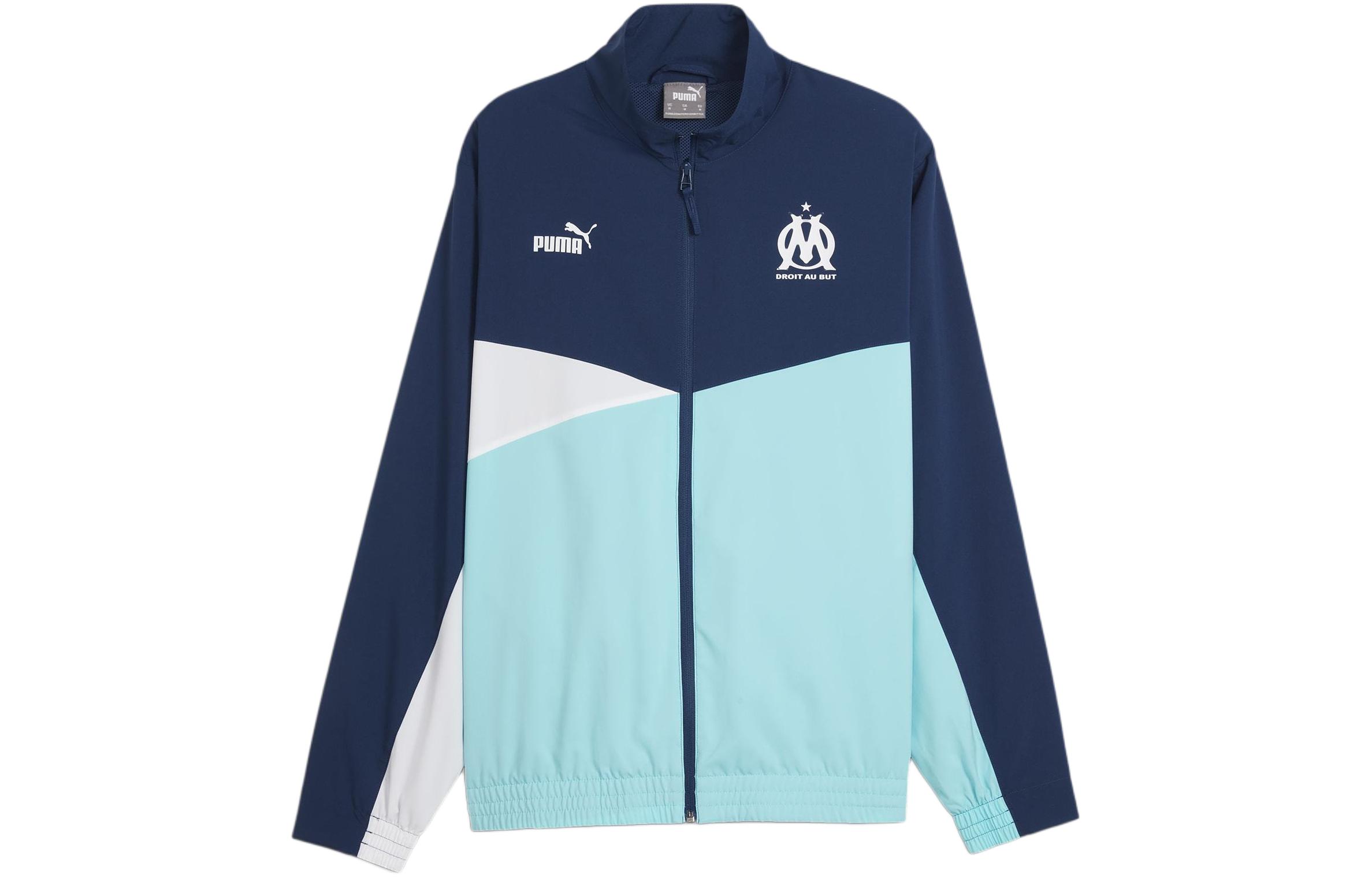 Puma Colorblock Retro Running Jacket for Men - Blue 777098-01