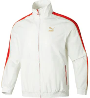 Puma Colorblock Retro Track Jacket White Unisex 629227-65 Puma Colorblock Retro Track Jacket White Unisex 629227-65