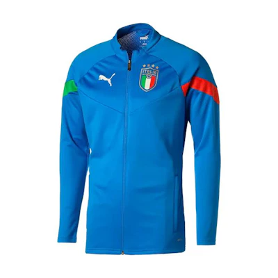 Puma Colorblock Zip-Up Jacket Blue 767072-03