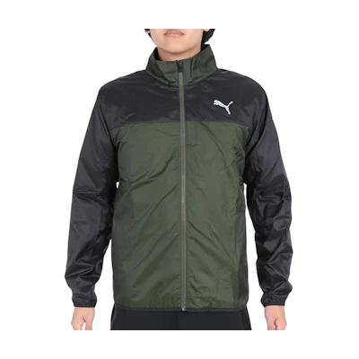 Puma Colorblock Zip-Up Track Jacket Green 525022-31